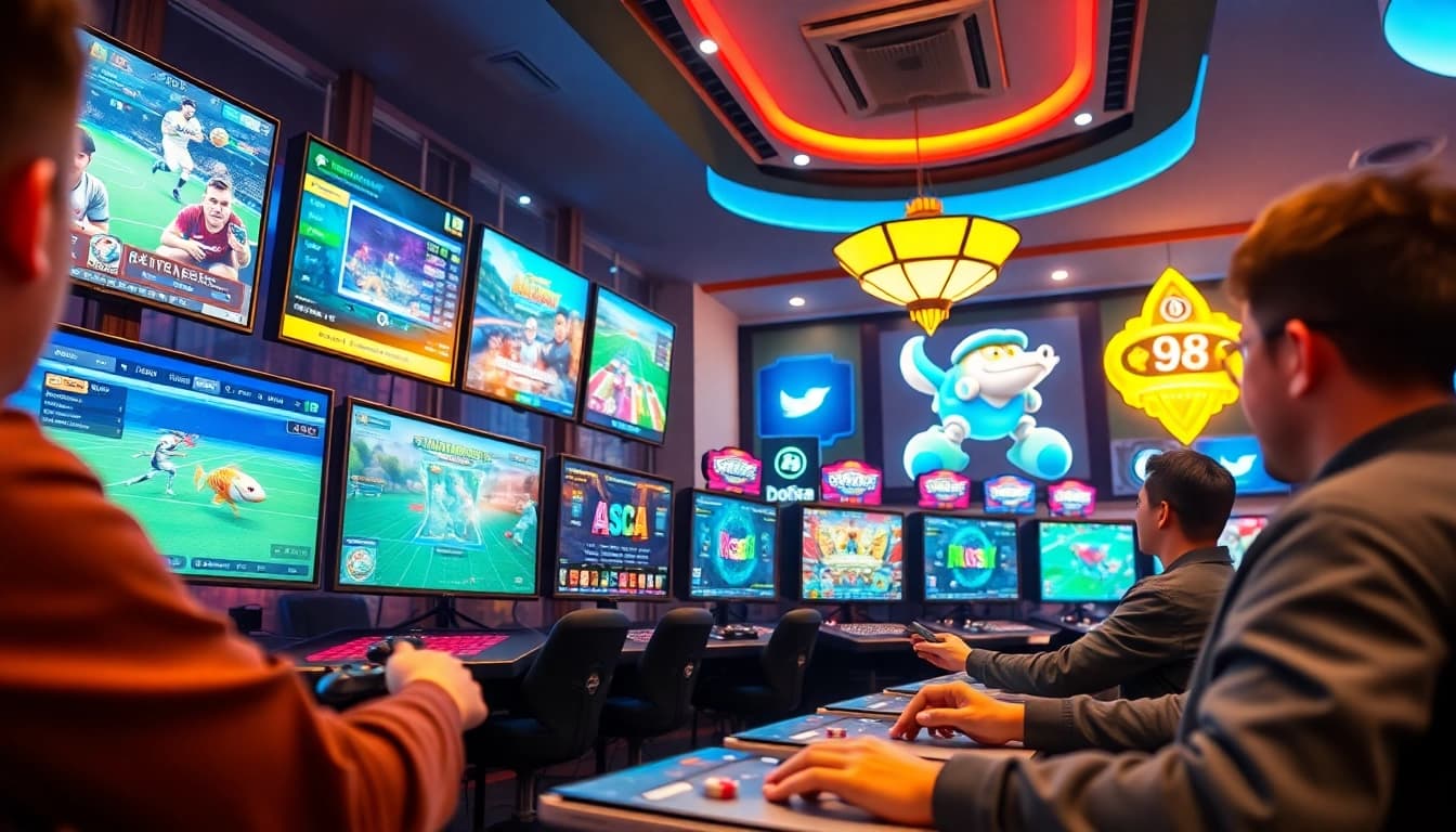 Exciting gaming scene showcasing online betting experiences at https://uu88.futbol/ with vibrant interfaces and engaging gameplay.