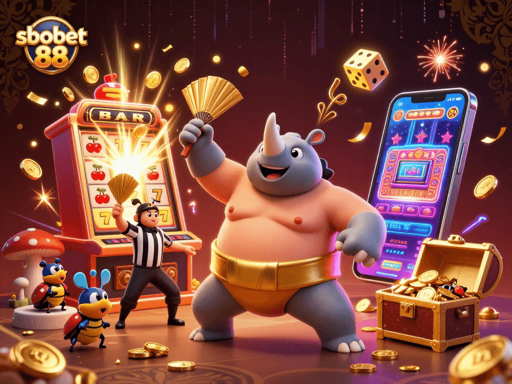 SboBet 88 introduces exhilarating sports betting with colorful visuals and dynamic characters.