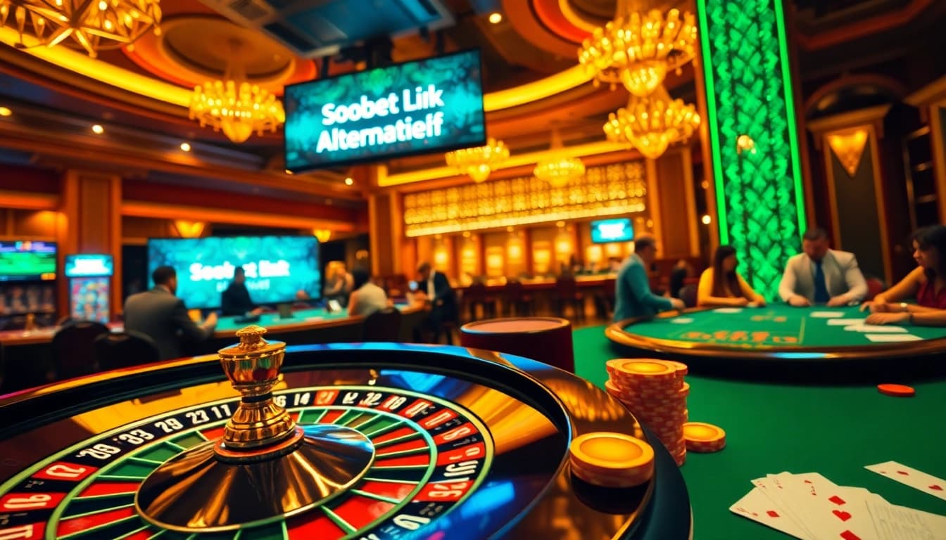 Experience the excitement of sbobet link alternatif with immersive casino visuals.