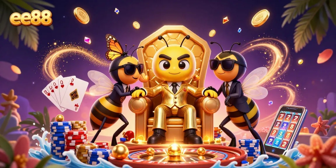 Experience the exciting world of ee88 with vibrant casino-themed characters and elements.