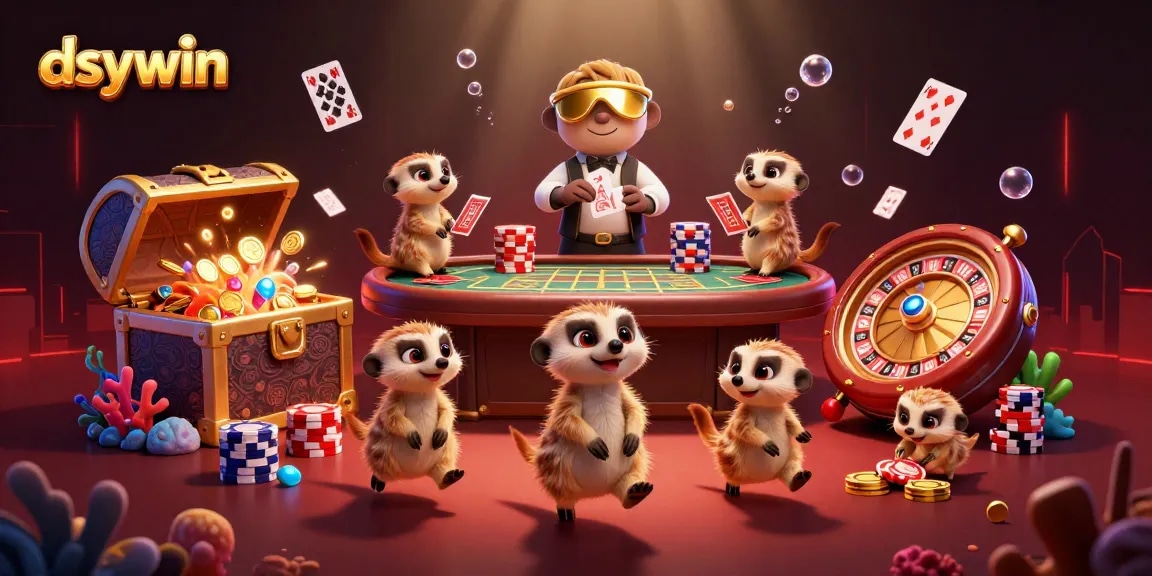 Engage in thrilling baccarat action with dsywin’s meerkat casino, featuring vibrant gaming elements.