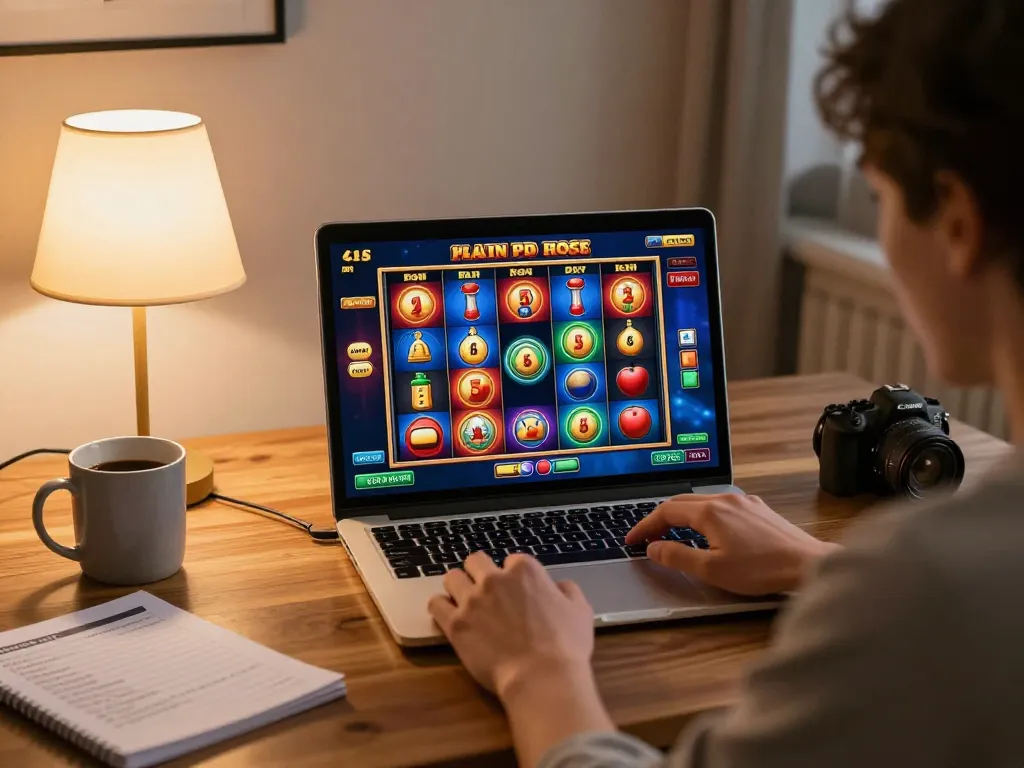 Kegembiraan Panda Win dalam sesi permainan slot online dengan grafik 3D HD berwarna-warni dan gulungan animasi