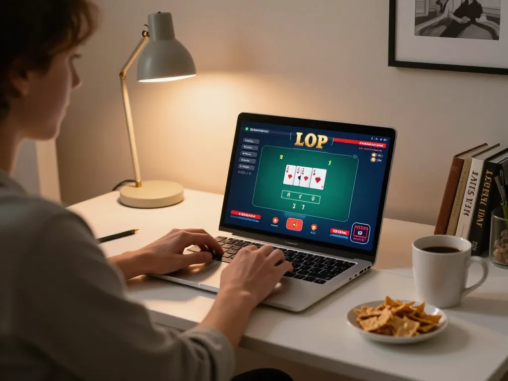 Engaging in strategic online poker at home with u888's user-friendly interface.