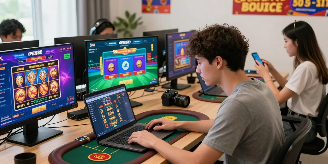 Engaged players enjoying diverse games on OPEN88.COM in a vibrant online betting scene reflecting excitement and dynamic graphics.