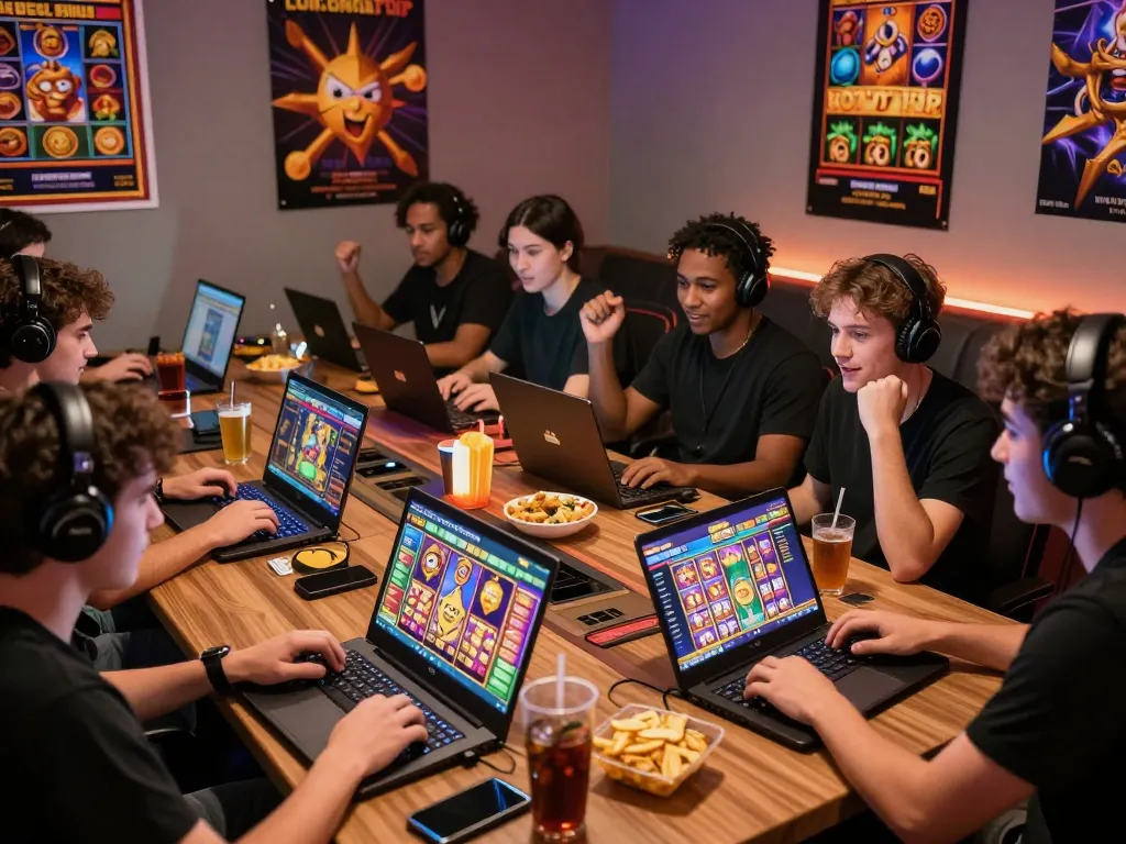 Pemain menikmati keseruan slot online Koicuan dalam suasana permainan yang semarak.
