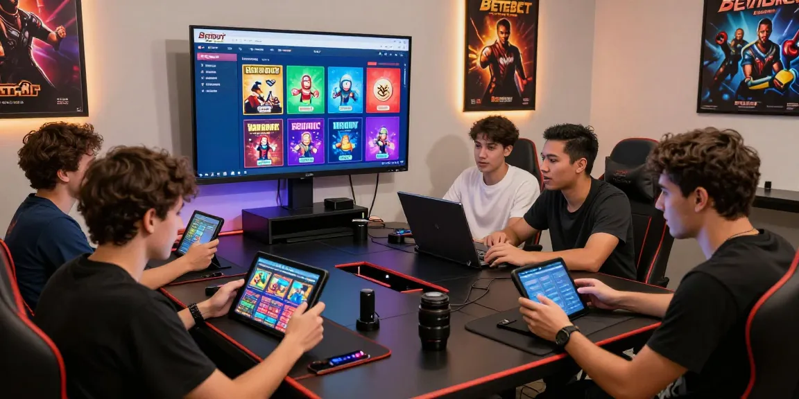 Exciting Betebet online gaming environment with players focused on betting and live casino.