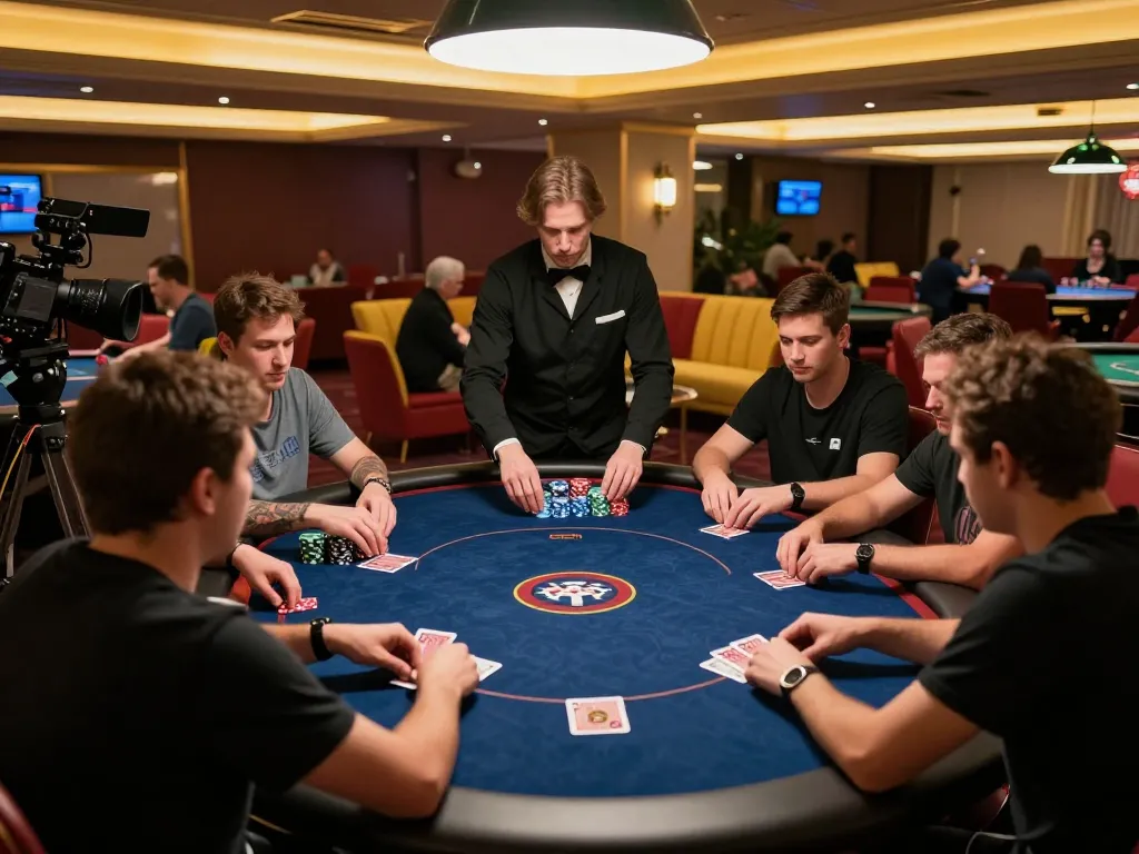 Engaged players in a live poker game at SC88 casino, showcasing strategy and excitement.