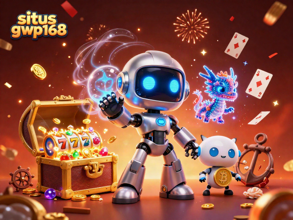 Gambarkan keseruan bermain di situs gwp168 dengan elemen kasino dan karakter ikonik!