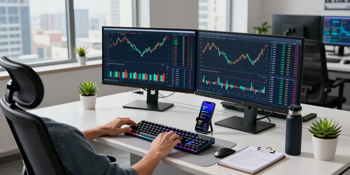 Cricbet cryptocurrency trading setup with advanced digital wallet and security features in a professional workspace.