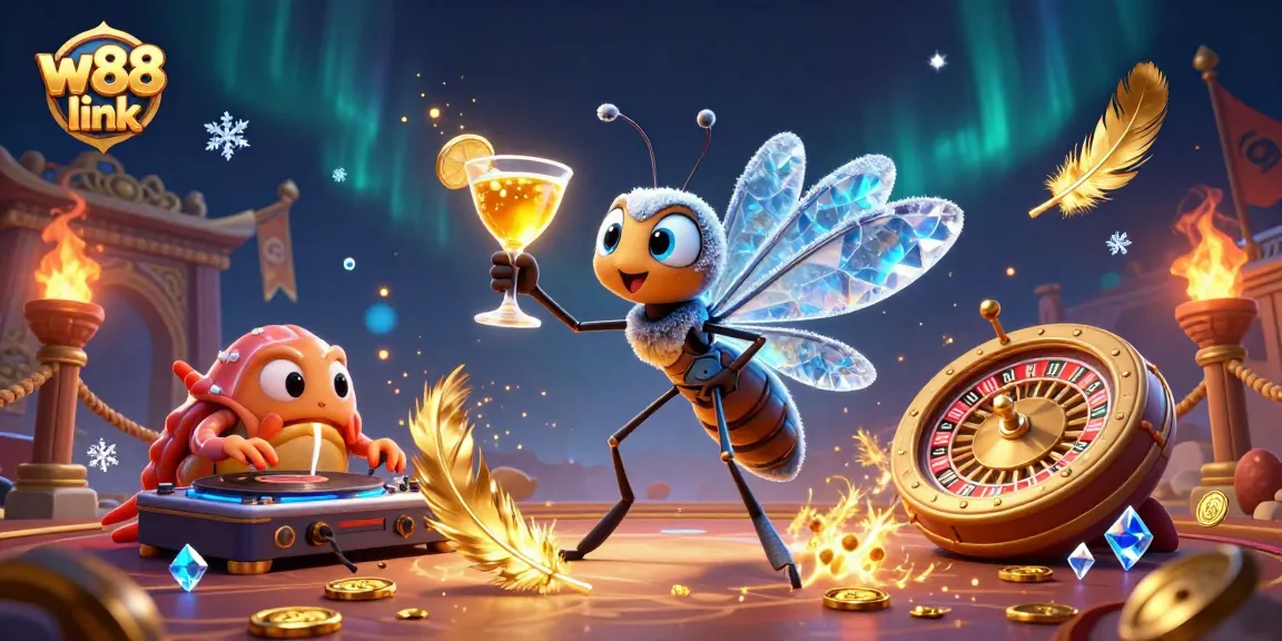 Engage with the dynamic casino scene at w88 link featuring vibrant characters and games.