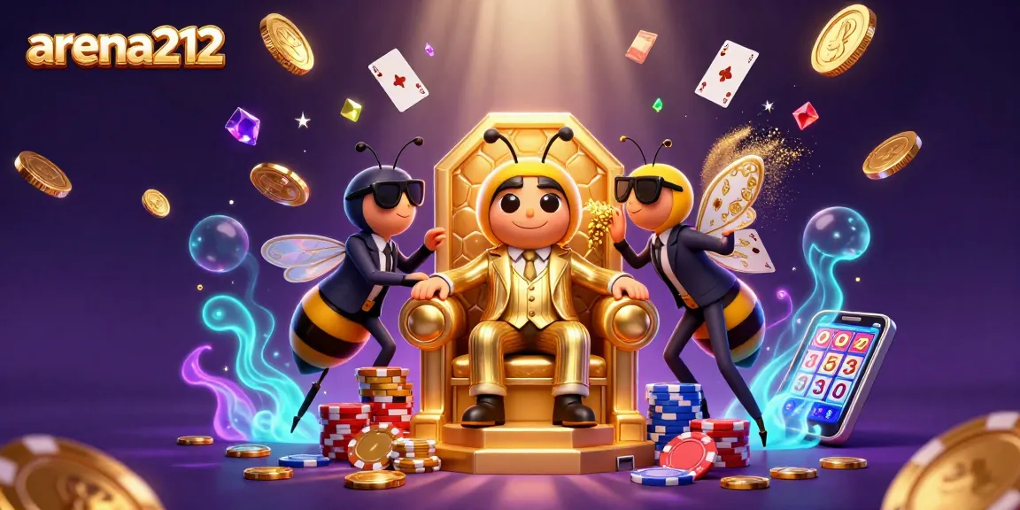 Menggali jackpot di arena212 dengan bumblebee bos mafia dan penjaga wasp, penuh dengan koin emas dan kartu
