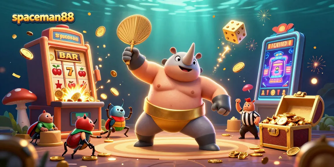 Join the action at spaceman88 with vibrant slot games and cheering beetles!
