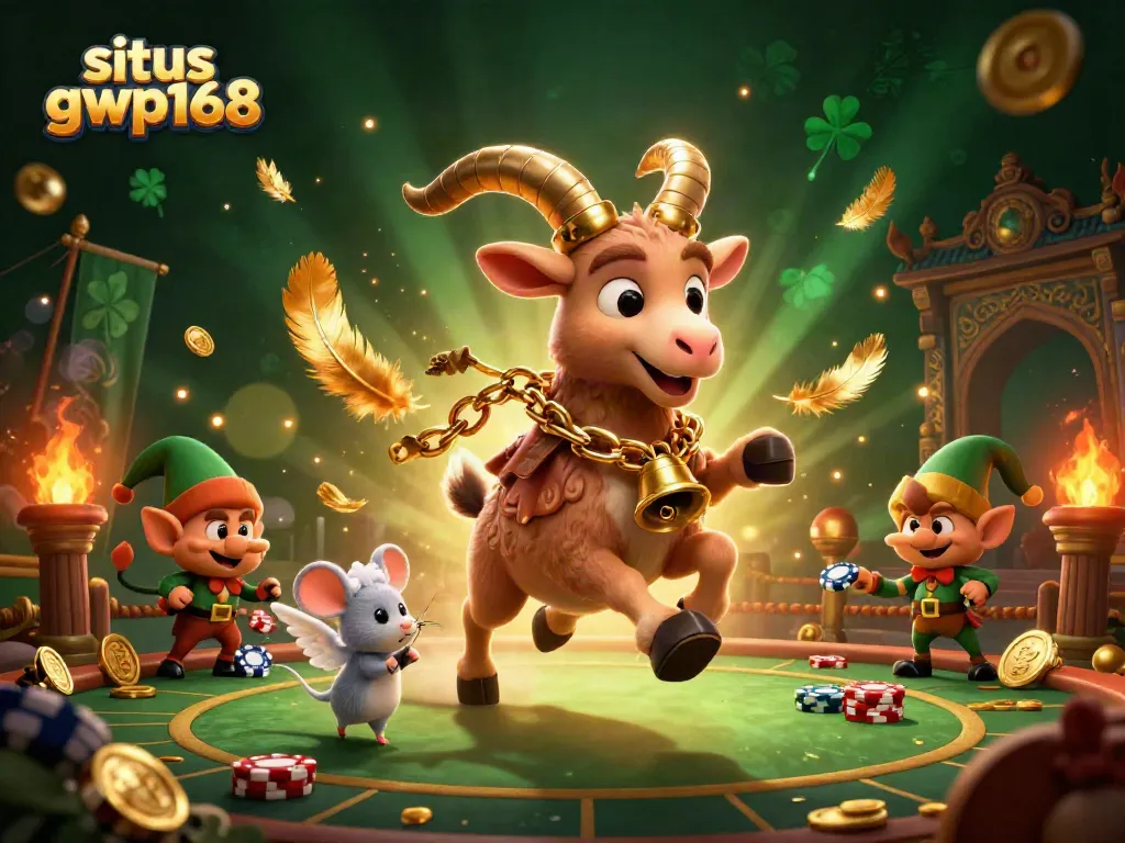 Permainan seru di situs gwp168, dengan karakter lucu mencuri chip poker di kasino