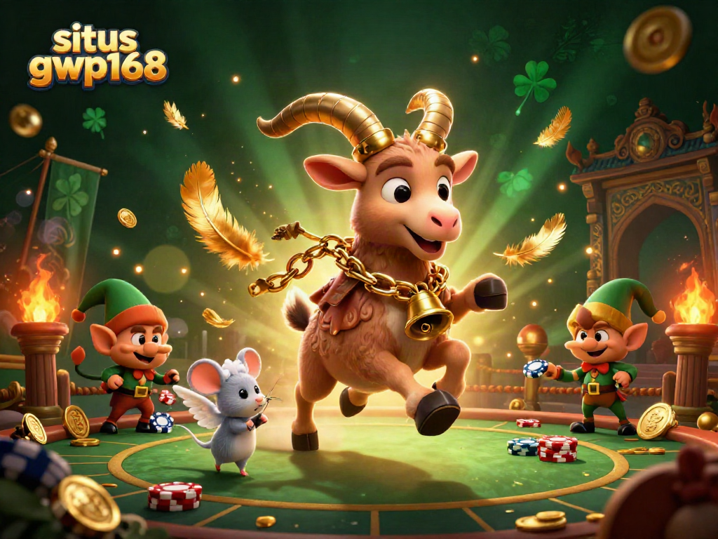 Permainan seru di situs gwp168, dengan karakter lucu mencuri chip poker di kasino