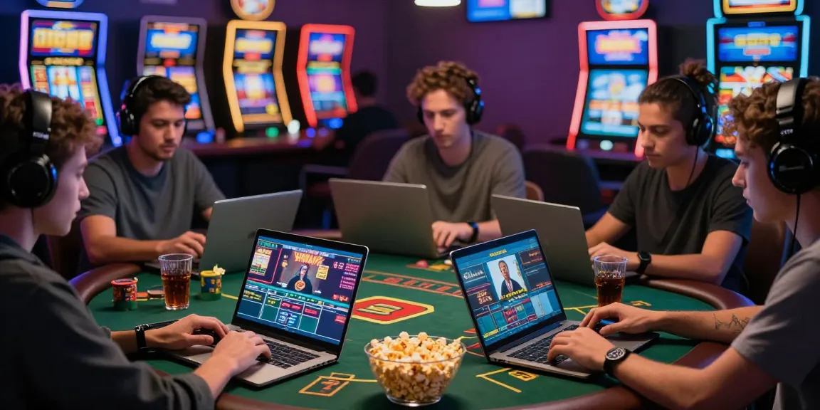 Engaged players at online casino platforms via https://ashbydelazouchmuseum.org.uk/ showcasing a thrilling virtual game experience.