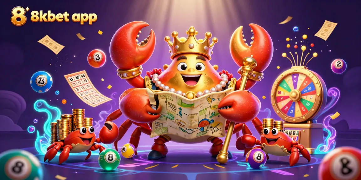 Experience thrilling gameplay with the vivid 8xbet app illustration depicting vibrant casino elements.