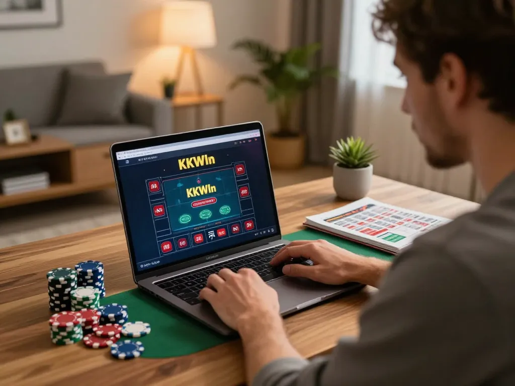 Engaging online betting moment showcasing KKWIn interface during an exciting gaming session.