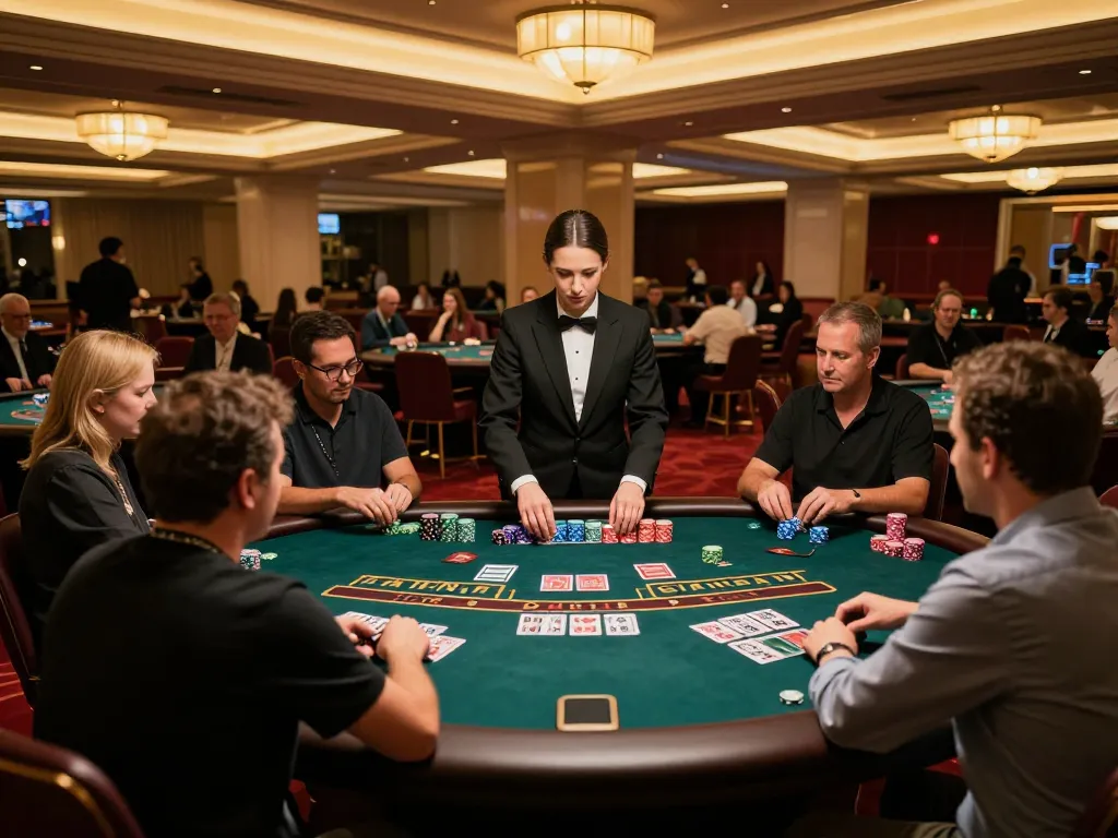 Experience exciting gameplay at TA88 baccarat table with engaging dealer and players
