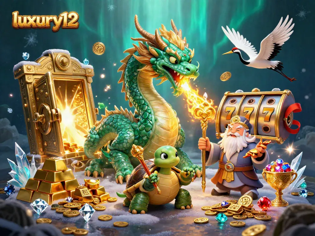 Menangkan permainan di luxury12 dengan simbol slot, naga, dan harta karun yang memikat.