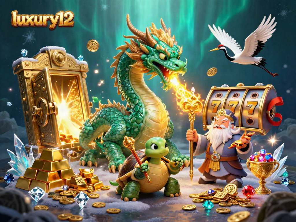 Menangkan permainan di luxury12 dengan simbol slot, naga, dan harta karun yang memikat.