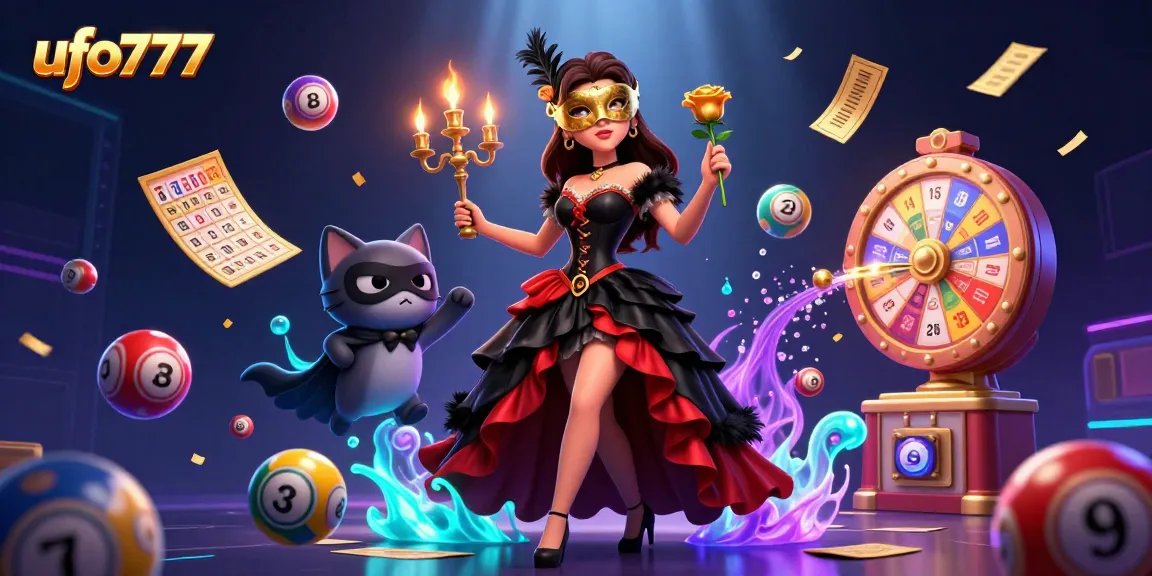 Join the fun at ufo777 with a thrilling 3D illustration of action-packed gaming and winning.