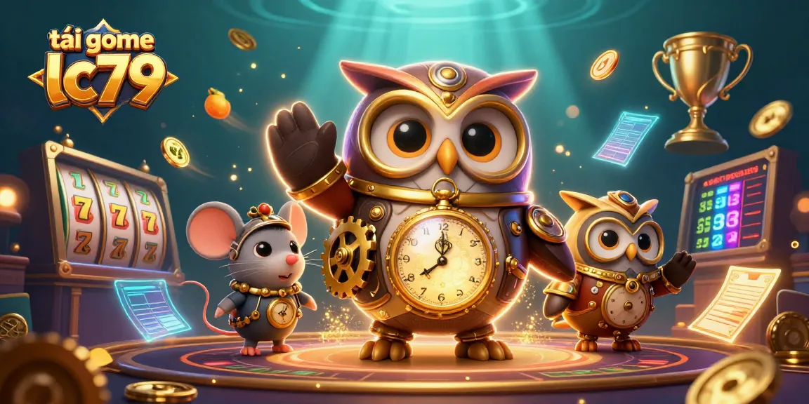 Tải game lc79 với hình ảnh slot máy đa dạng và các biểu tượng hấp dẫn.