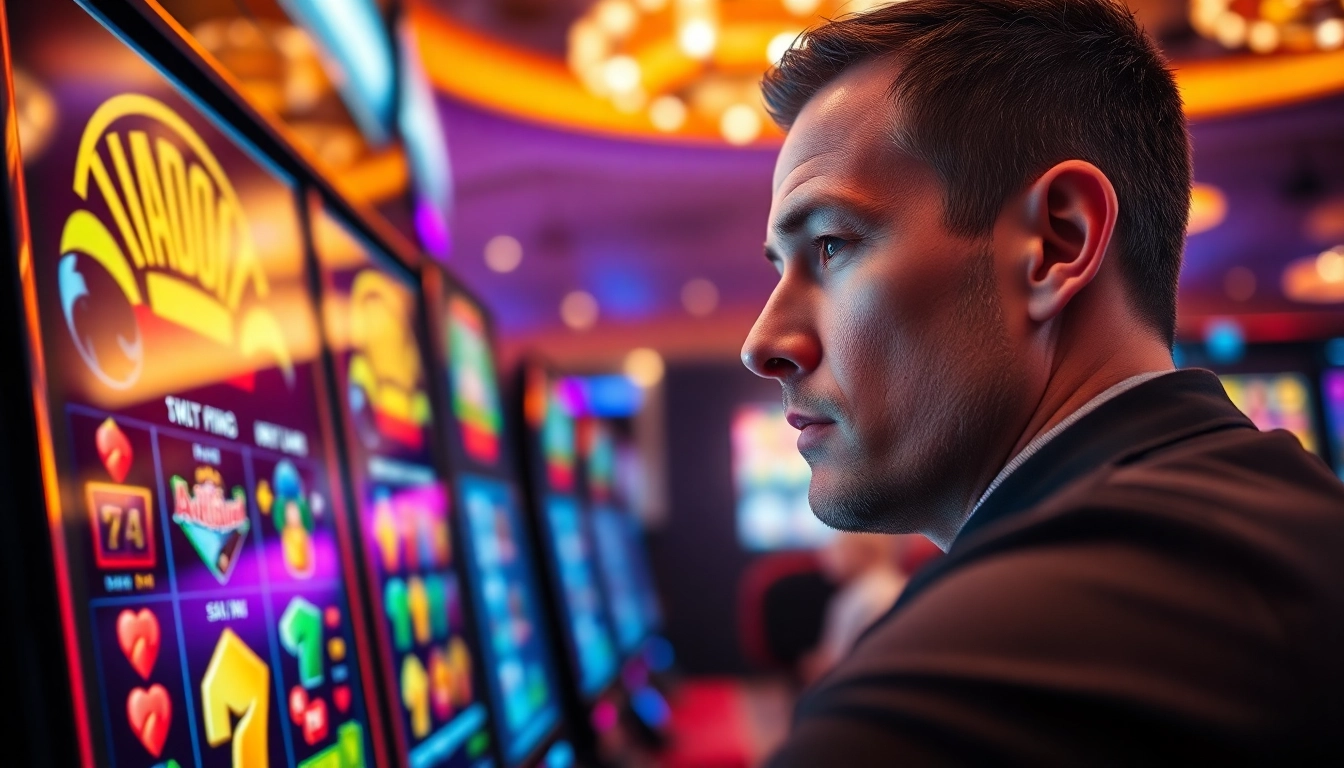 Erfreuen Sie sich am Spaß beim casino spielen online mit eines lebhaften Spielautomaten.