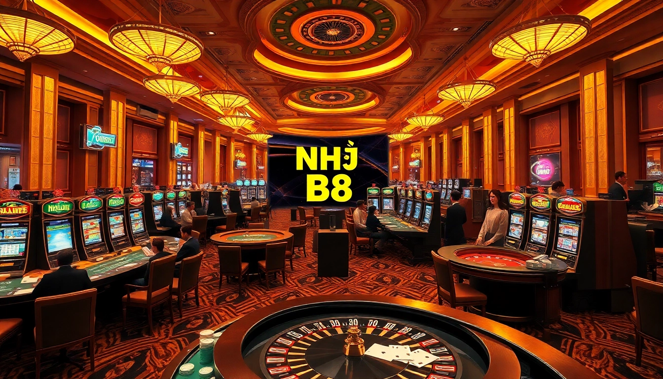 Experience the thrill of NHÀ CÁI B8 with vibrant casino action and digital excitement.