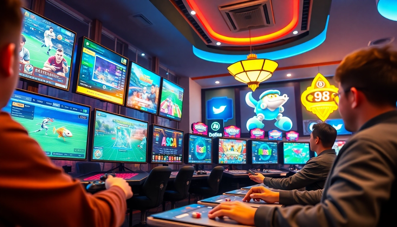 Exciting gaming scene showcasing online betting experiences at https://uu88.futbol/ with vibrant interfaces and engaging gameplay.