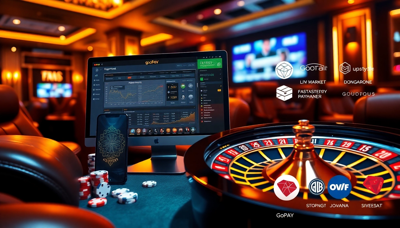 gopaytogel platform showcasing fast lottery betting with secure transactions and elegant casino elements