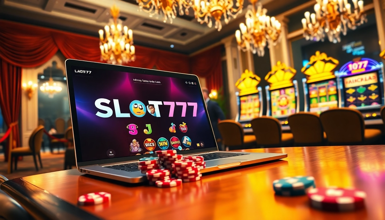 Experience the excitement of slot777 login and winning big at a luxurious online casino.