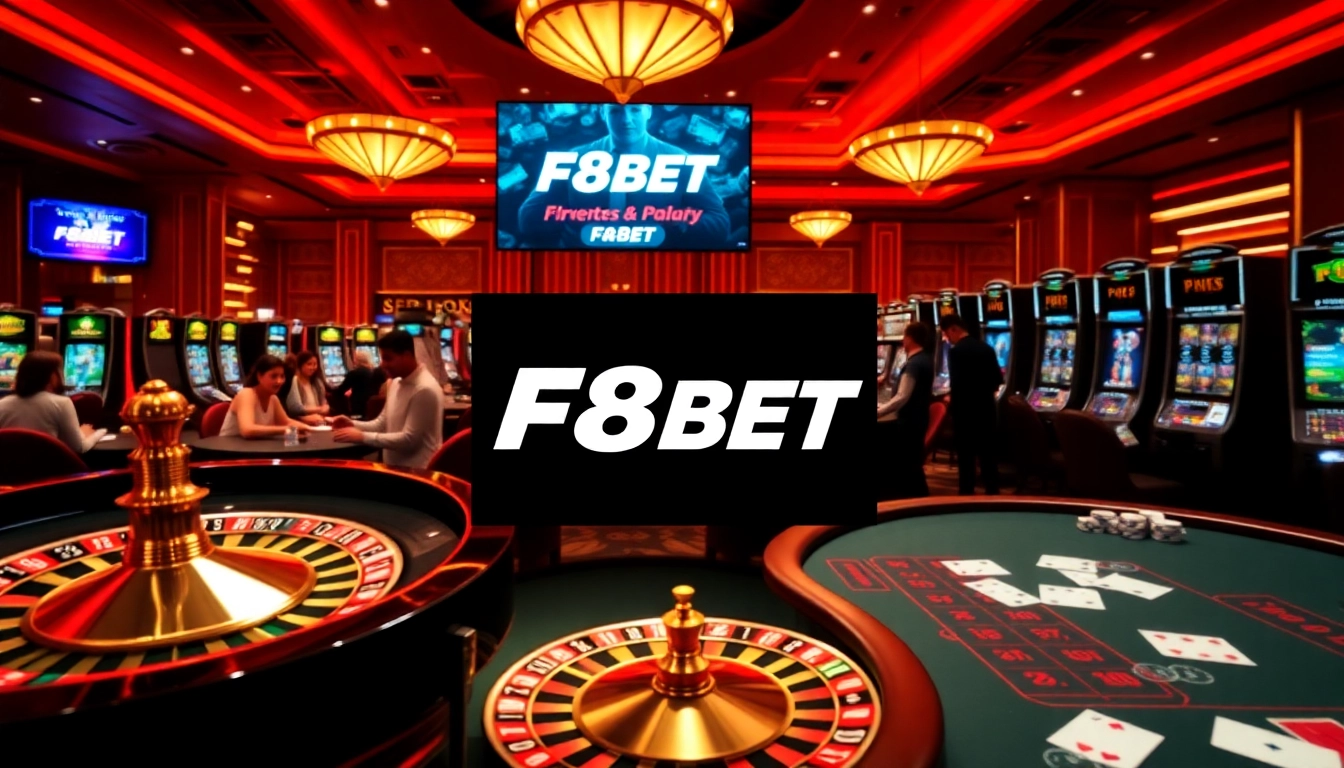 Experience the excitement of gambling with F8BET at a luxurious casino.