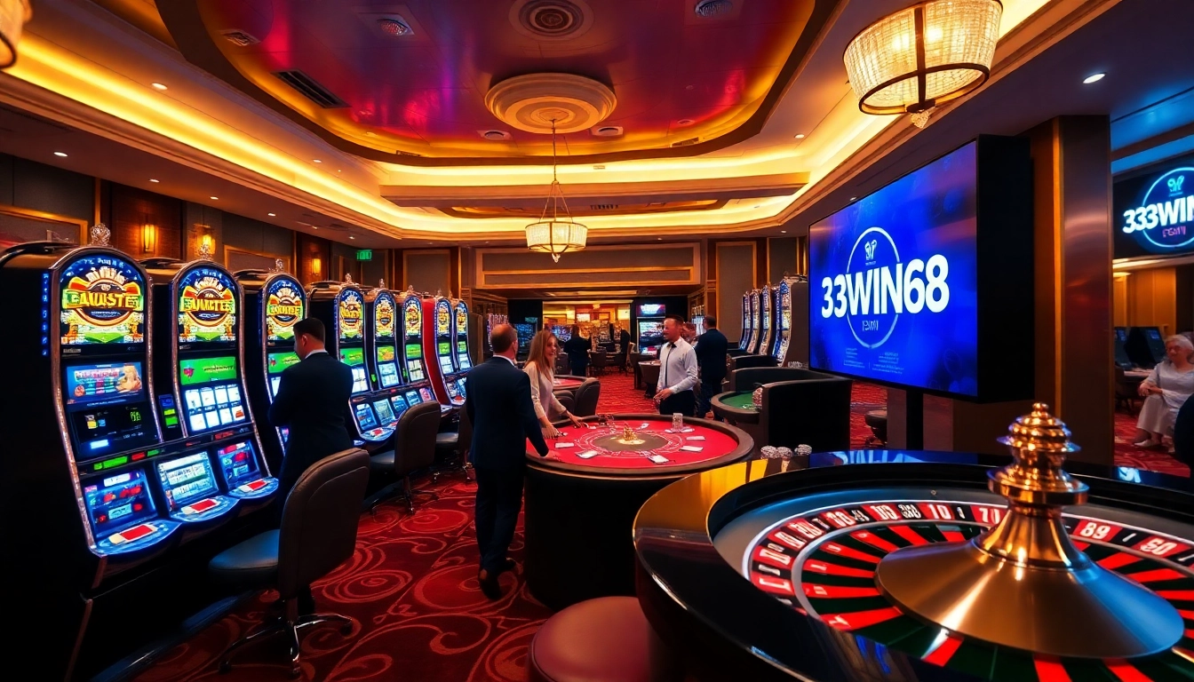Experience thrilling gambling action at https://33win68.io/ with vibrant casino visuals.