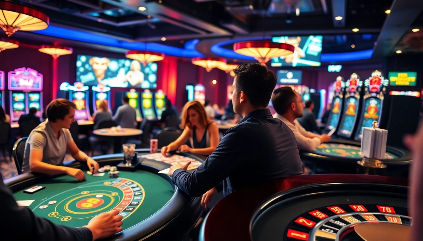 Exciting scene at 66 Club showcasing players in a vibrant online gaming atmosphere.