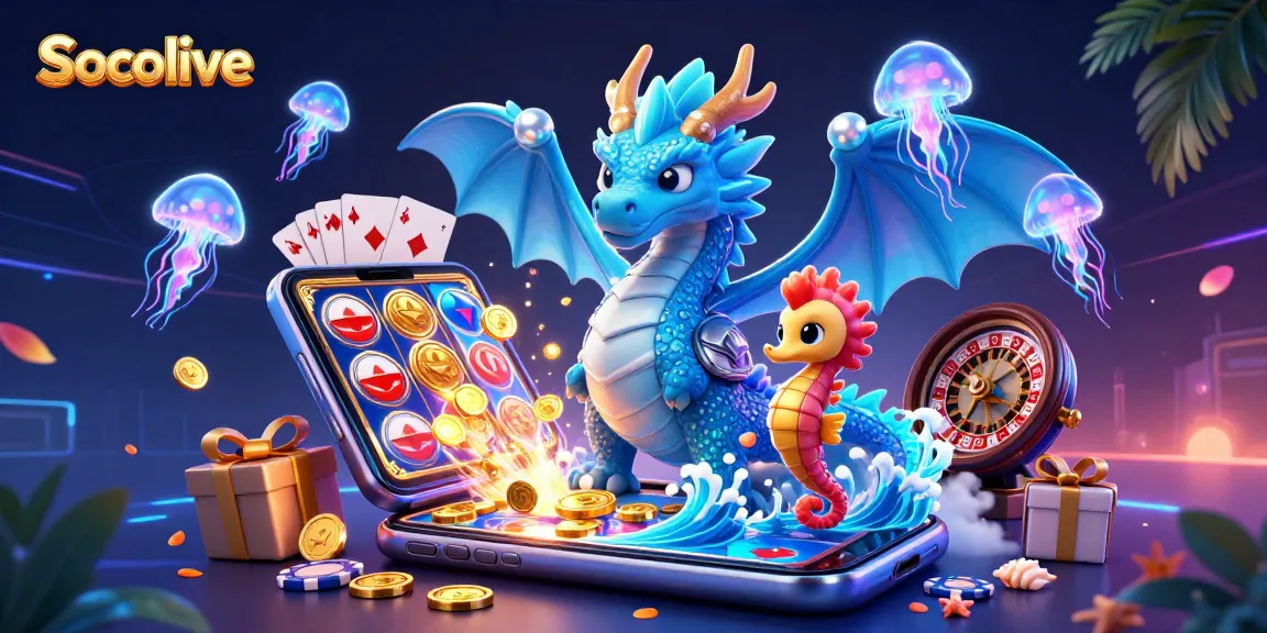 Socolive invites players to experience vibrant 3D casino action with magical characters and dynamic gaming elements.